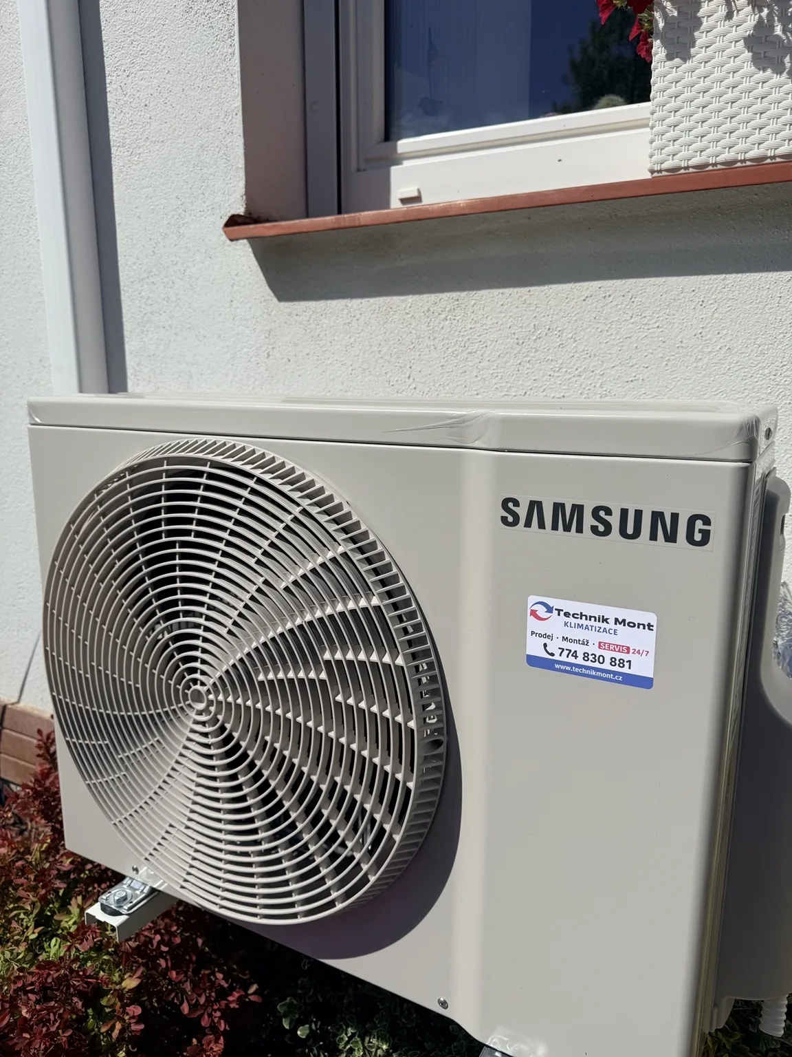 Detail instalace Samsung WindFree Plzeň Vinice – TechnikMont, Radek Nejdl